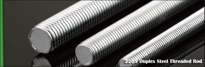 2205 Duplex Steel Threaded Rods at our Vasai, Mumbai Factory