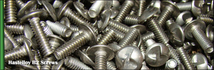 Hastelloy b2 screws at our Vasai, Mumbai Factory