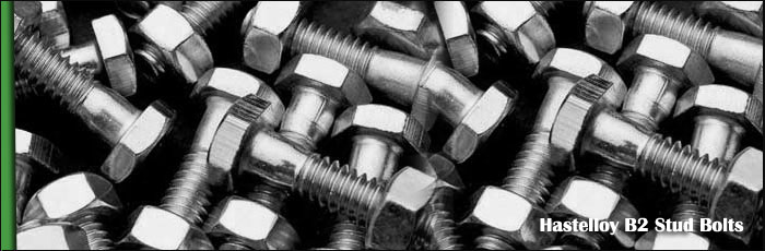 Hastelloy b2 Stud Bolts Manufactured at our Vasai, Mumbai Factory