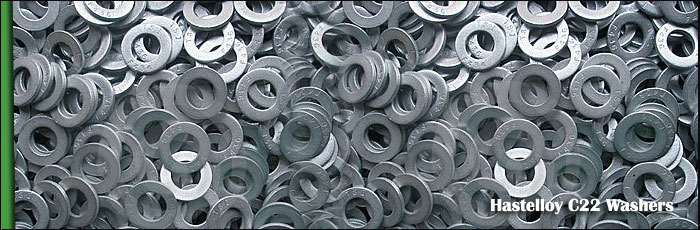 Hastelloy C22 Washers at our Vasai, Mumbai Factory