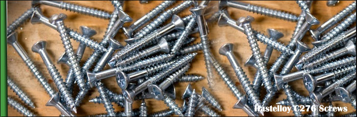 Hastelloy C276 screws at our Vasai, Mumbai Factory