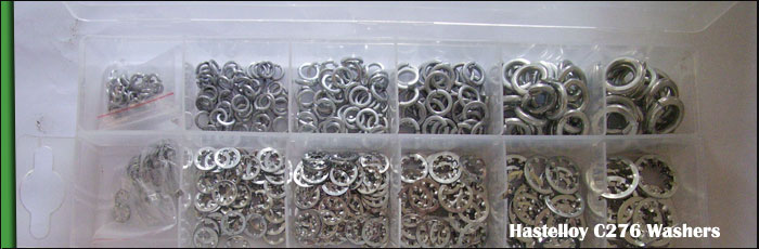 Hastelloy C276 Washers at our Vasai, Mumbai Factory