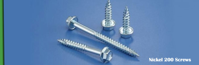 Nickel 200 screws at our Vasai, Mumbai Factory